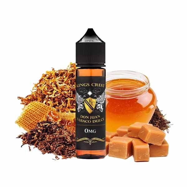 DON JUAN TABACO DULCE FLAVOR 50ML KINGS CREST Vapeo Extremo