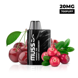 VAPER DESECHABLE MUSS MARMOL 700 CHERRY CRANBERRY 20MG