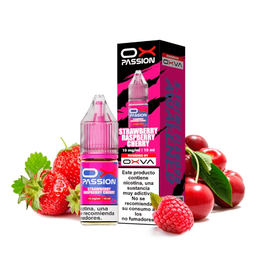 Oxva Ox Passion Salts Strawberry Raspberry Cherry 10ml 20mg